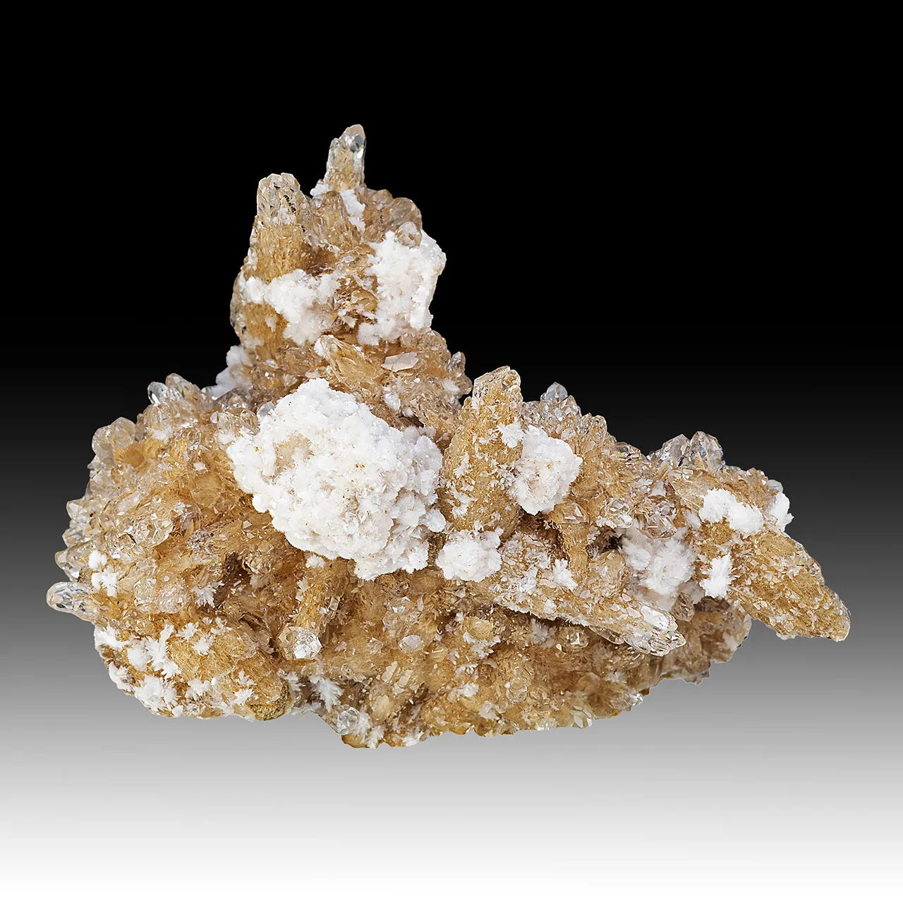 Bultfonteinite with Hydroxylapophyllite, Calcite - image 1