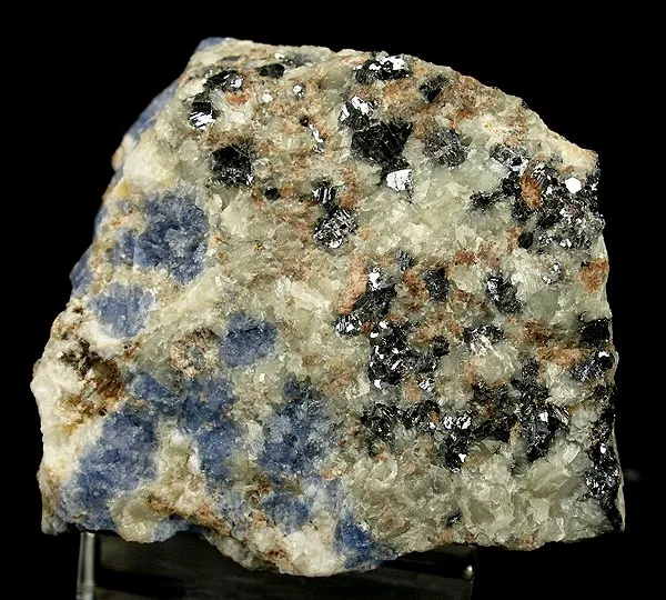 Burbankite, Sodalite, Galena - image 2