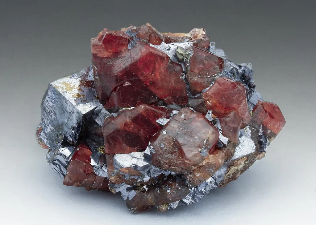 Bustamite with Galena image