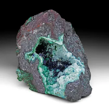 Buttgenbachite with Chrysocolla, Brochantite, Cuprite, Malachite