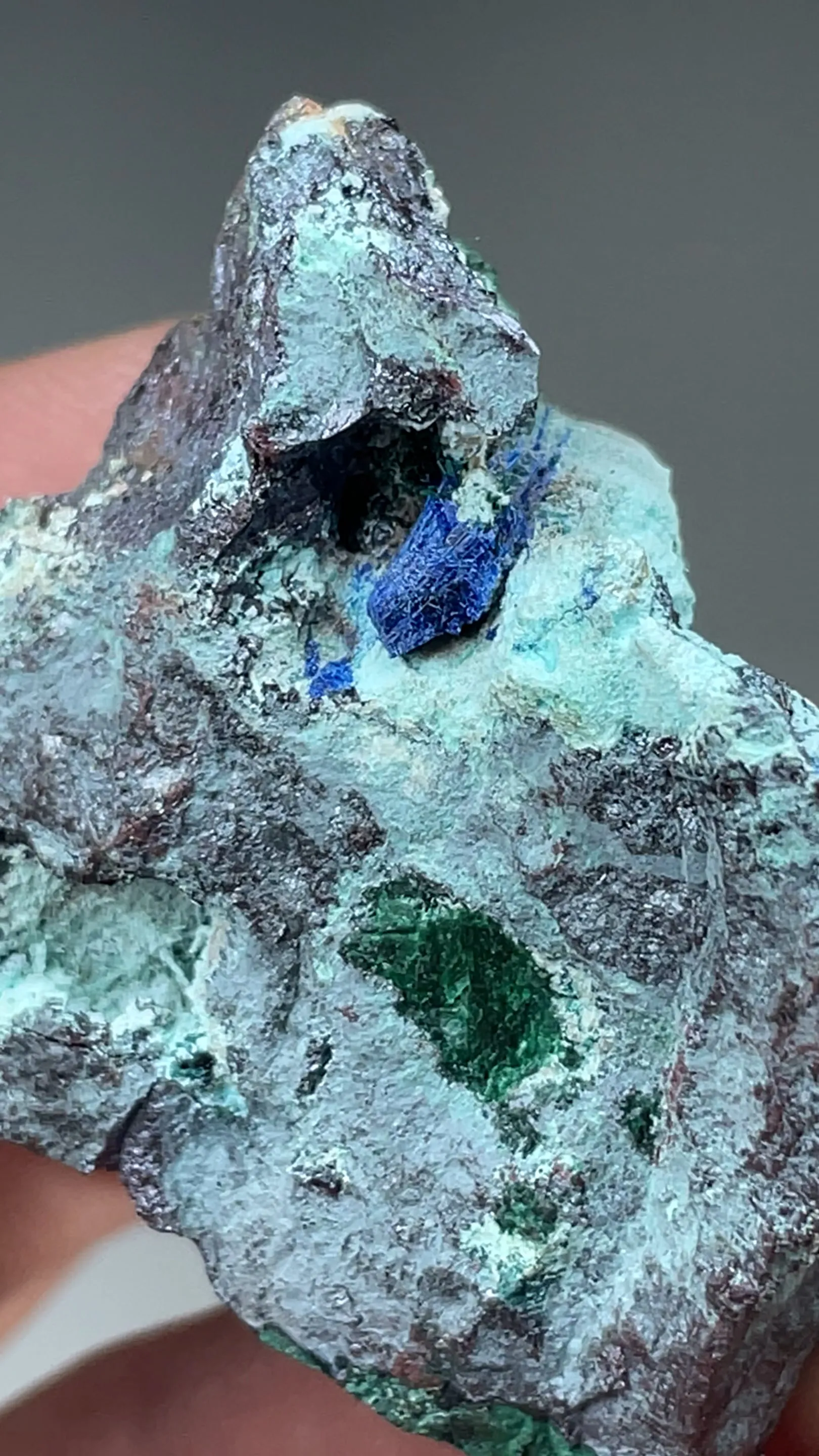 Buttgenbachite with Malachite, Cuprite - image 2