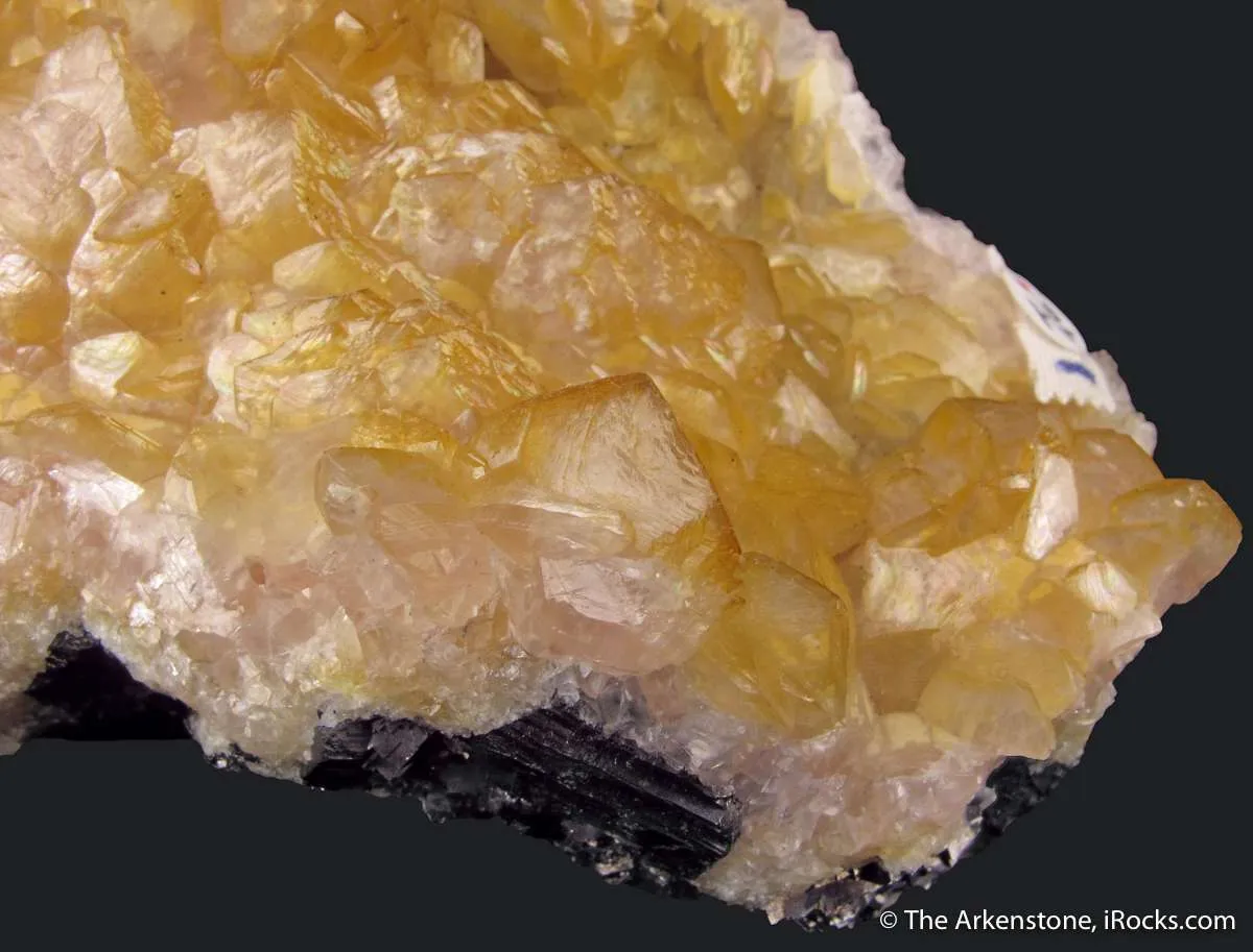 Cadmian and Cobaltian Smithsonite on Galena - image 4