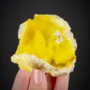 Cadmian Smithsonite on and replacing Calcite - image 1