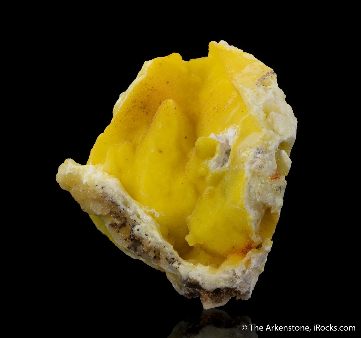 Cadmian Smithsonite on and replacing Calcite - image 5