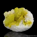 Cadmian Smithsonite on Calcite with Quartz - image 5