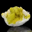 Cadmian Smithsonite on Calcite with Quartz - image 4