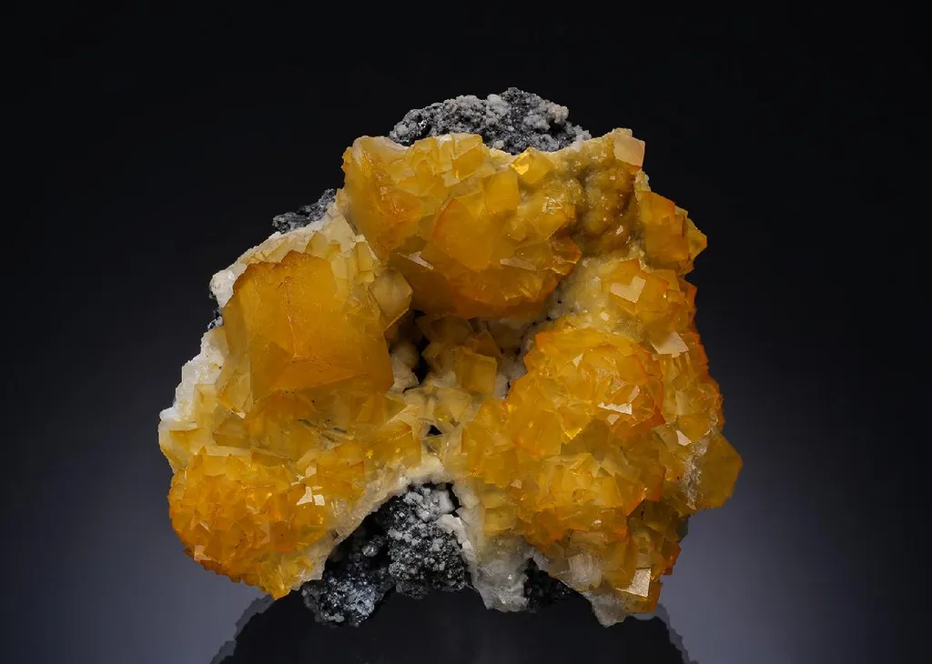 Cadmium Smithsonite on Galena image