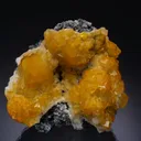 Cadmium Smithsonite on Galena - image 1