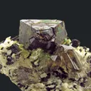 Cafarsite with Agardite and Smoky Quartz - image 3