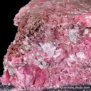 Cahnite with Marsturite on Rhodonite with Franklinite - image 3