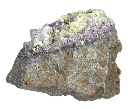Calaverite, Fluorite - image 3