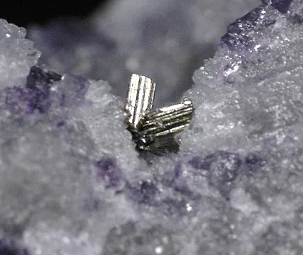 Calaverite, Fluorite image