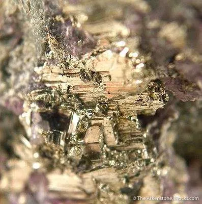Calaverite With Fluorite - image 3