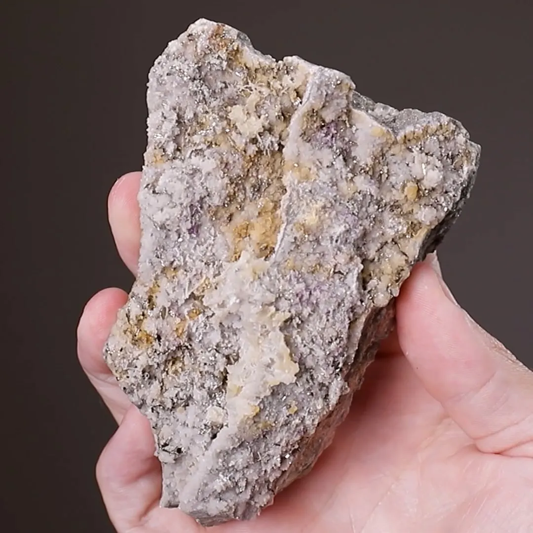 Calaverite with Fluorite and Quartz - image 2