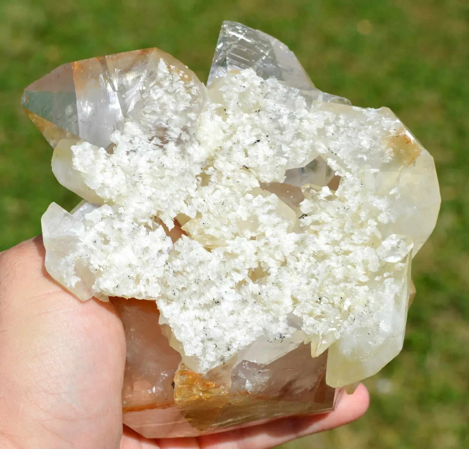 Calcite 1175 grams - Elmwood Mine, Carthage, Smith County, Tennessee, USA - image 8