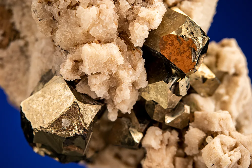 Calcite after Enargite with Pyrite - image 2