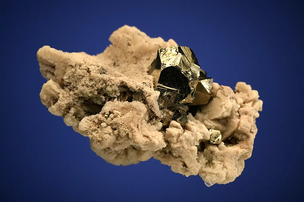Calcite after Enargite with Pyrite - image 4