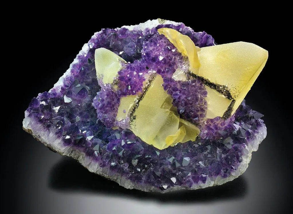 Calcite, Amethyst image
