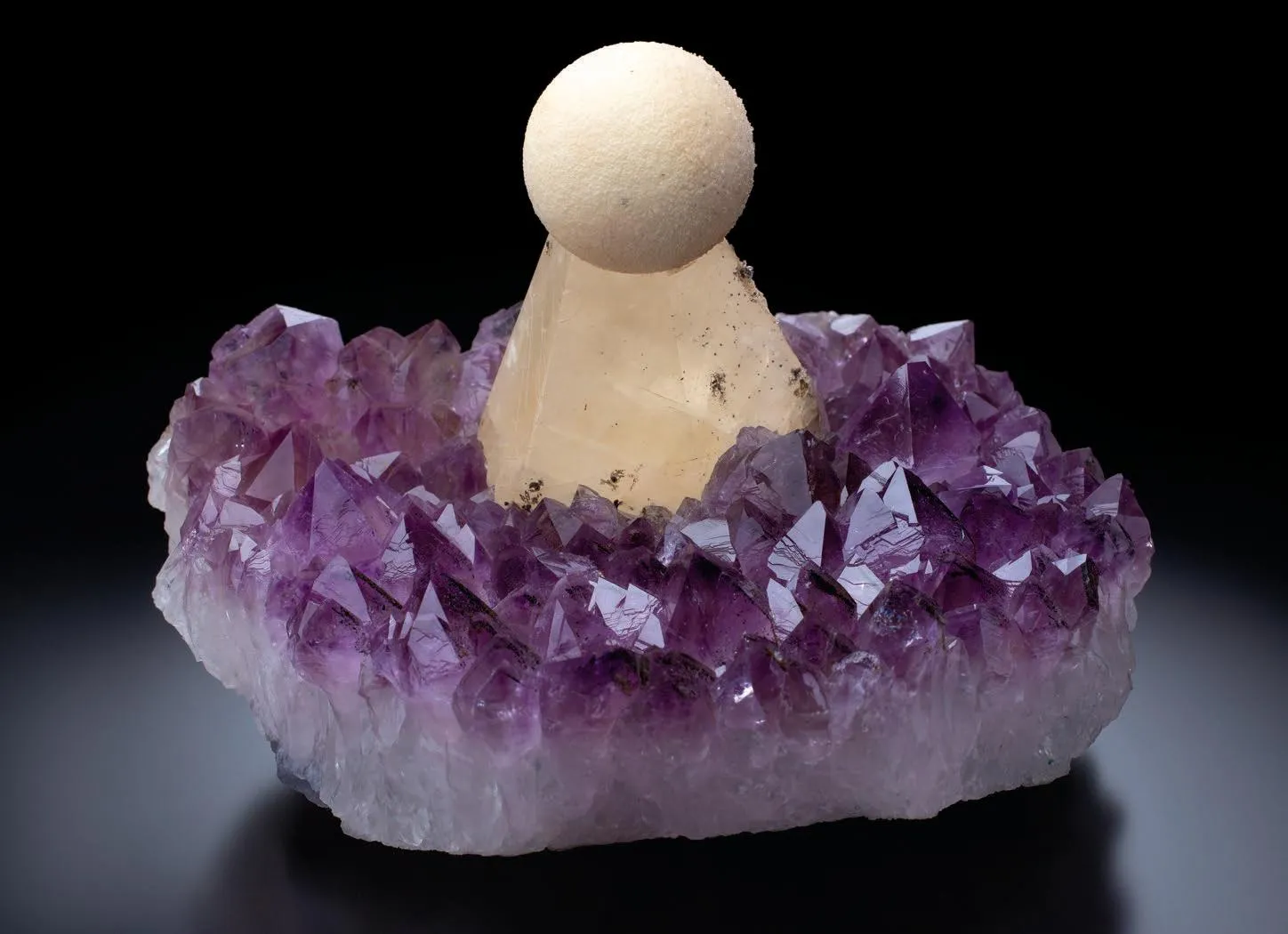 Calcite, Amethyst - image 1