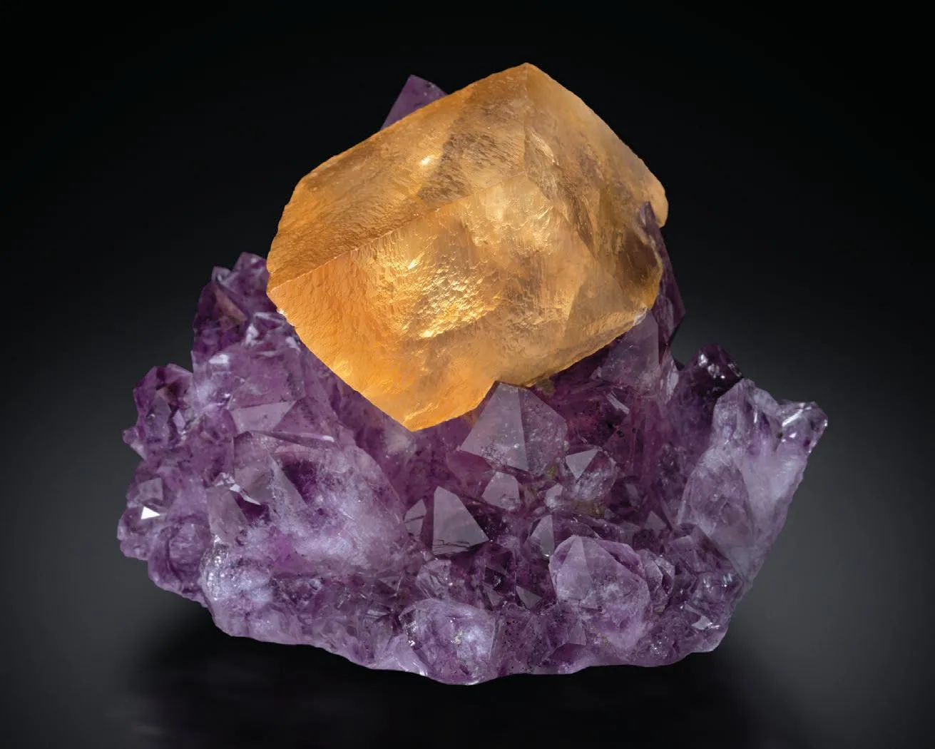 Calcite, Amethyst - image 1