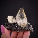 Calcite and Baryte on Sphalerite - image 2