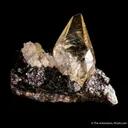 Calcite and Baryte on Sphalerite - image 1