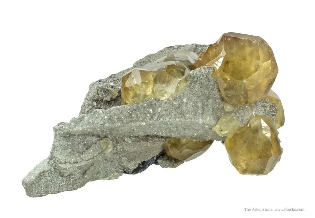 Calcite and Baryte on Ste. Genevieve Limestone With Fluorite - image 4