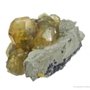 Calcite and Baryte on Ste. Genevieve Limestone With Fluorite - image 2
