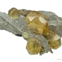 Calcite and Baryte on Ste. Genevieve Limestone With Fluorite - image 3