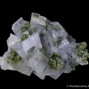Calcite and Mottramite - image 1