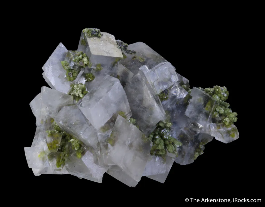 Calcite and Mottramite - image 3