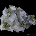 Calcite and Mottramite - image 3