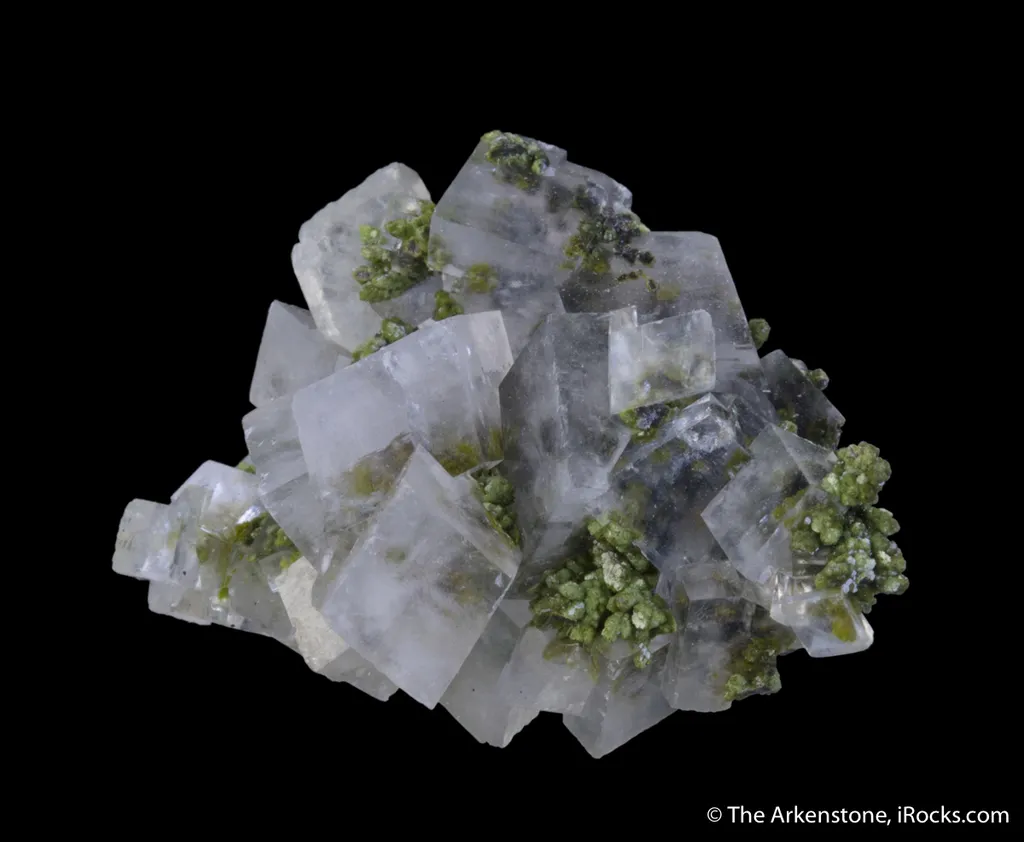 Calcite and Mottramite - image 2