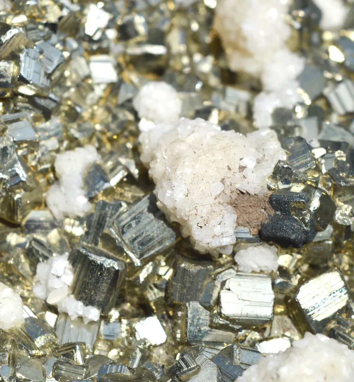 Calcite and Pyrite 3280 grams - Cavnic Mine, Cavnic, Maramureș County, Romania - image 3