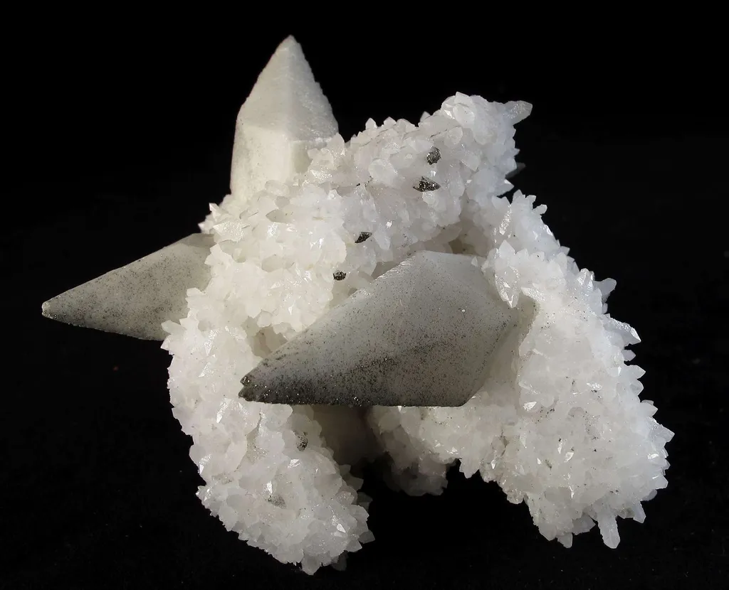 Calcite and Quartz After Danburite image