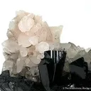 Calcite and Quartz With Ilvaite - image 3