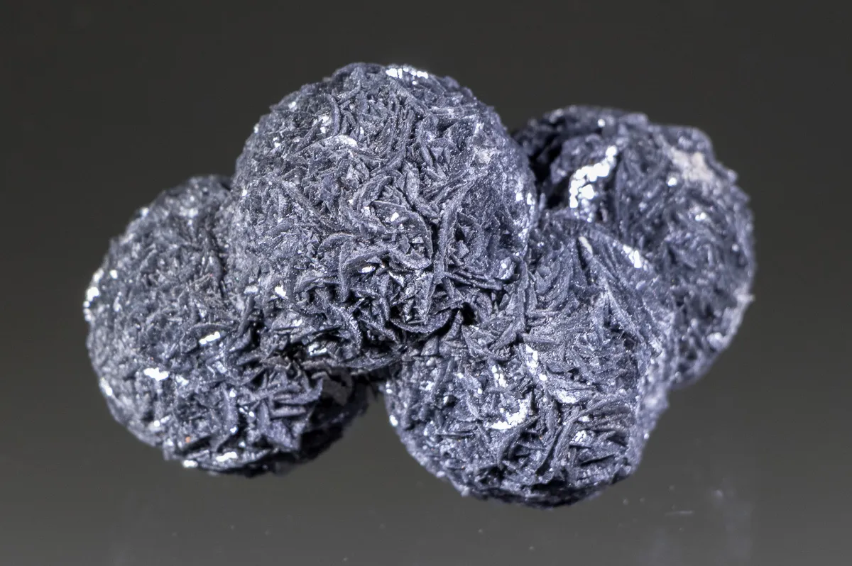 Calcite Balls with Boulangerite Inclusions - image 1