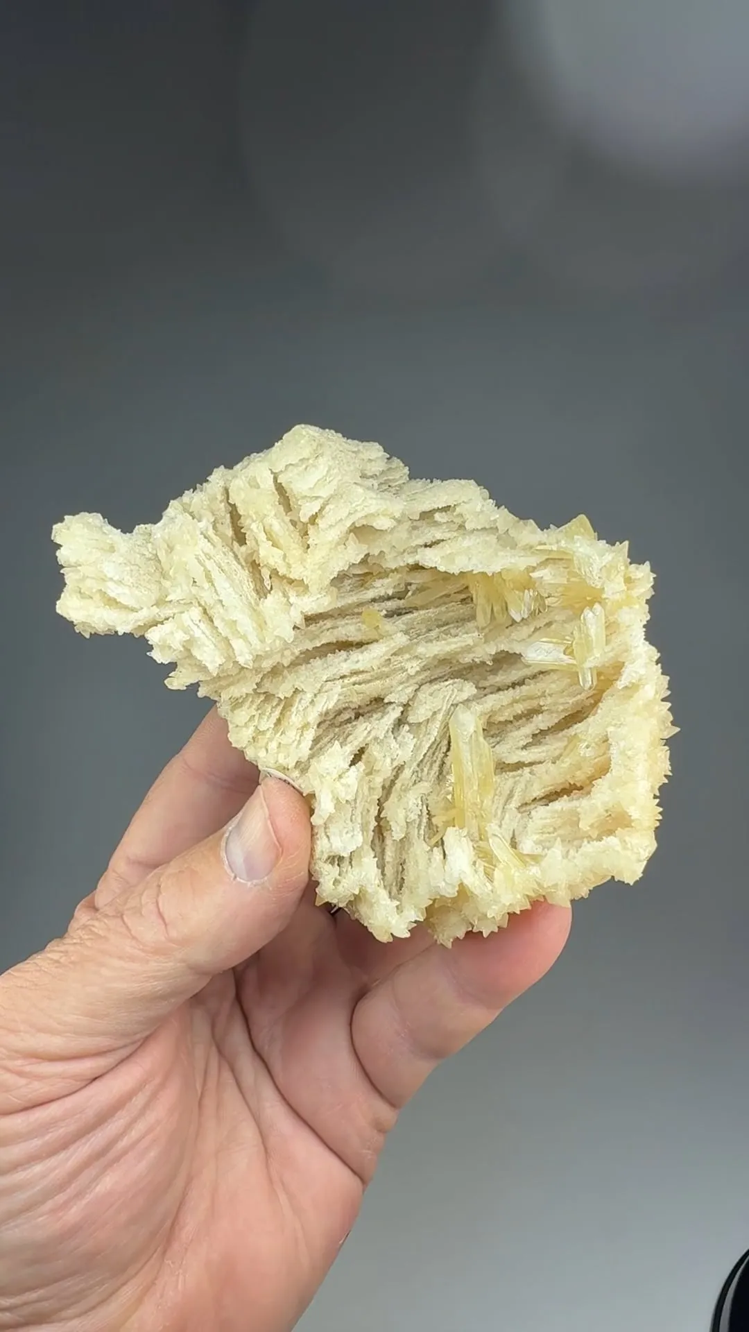 Calcite cast over Barite with Barite - image 3