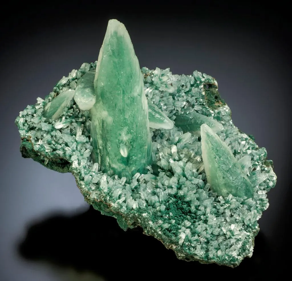 Calcite, celadonite image