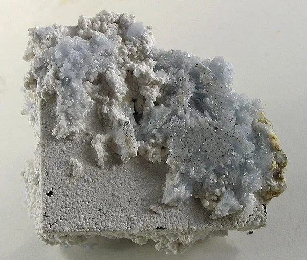 Calcite, Celestine, Fluorite image