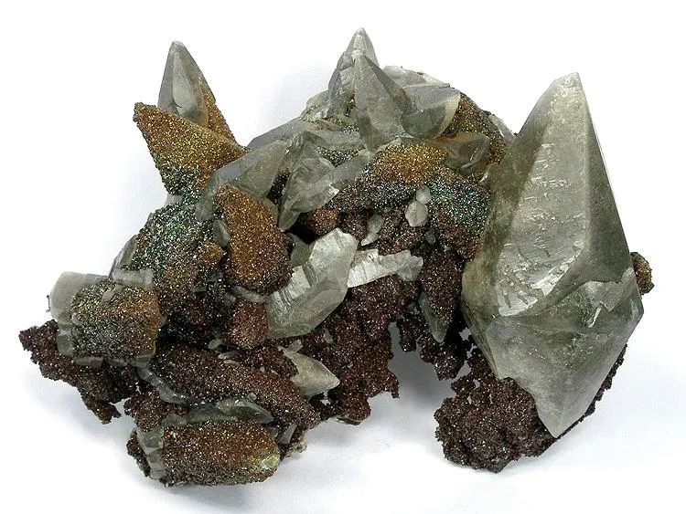 Calcite, Chalcopyrite image