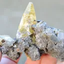 Calcite & Chalcopyrite 190 grams - Joplin Field, Tri-State District, Jasper Co., Missouri, USA - image 4