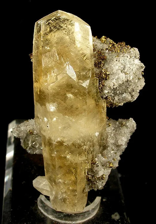 Calcite, Chalcopyrite image