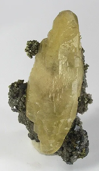Calcite, Chalcopyrite, Galena, Dolomite image