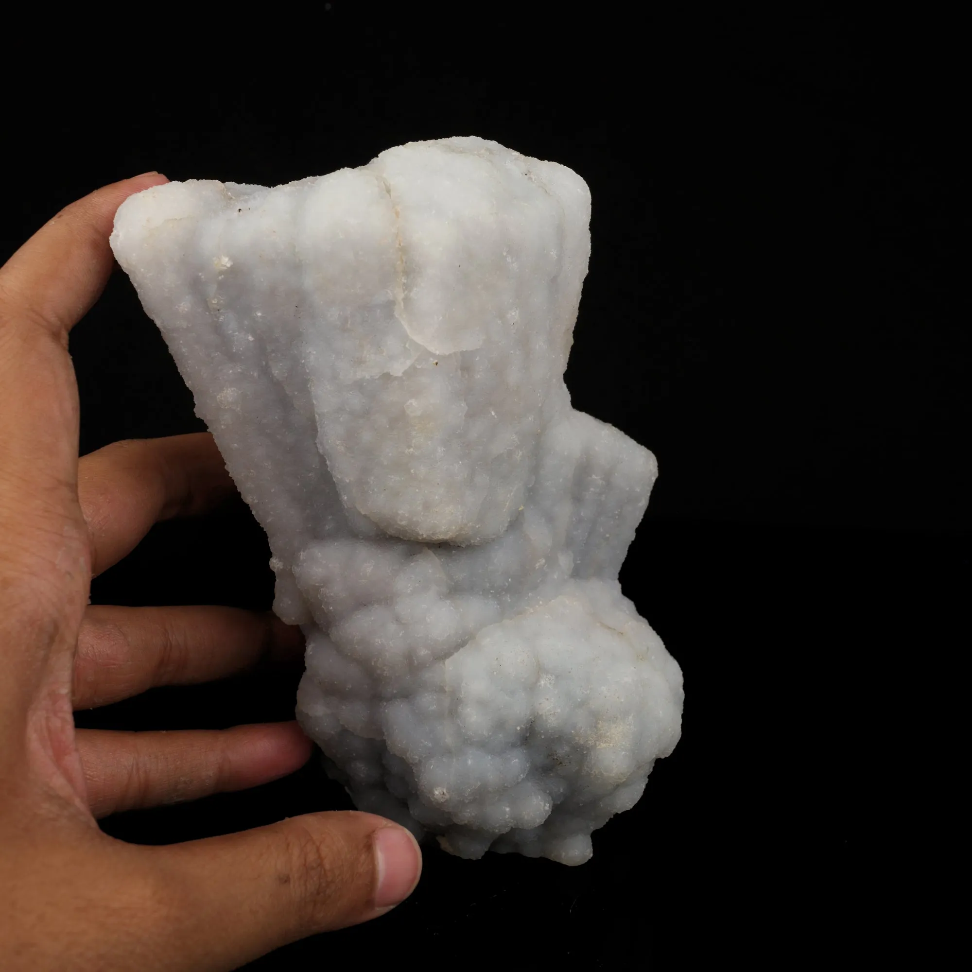 Calcite Coated with Chalcedony Natural Mineral Specimen - image 5