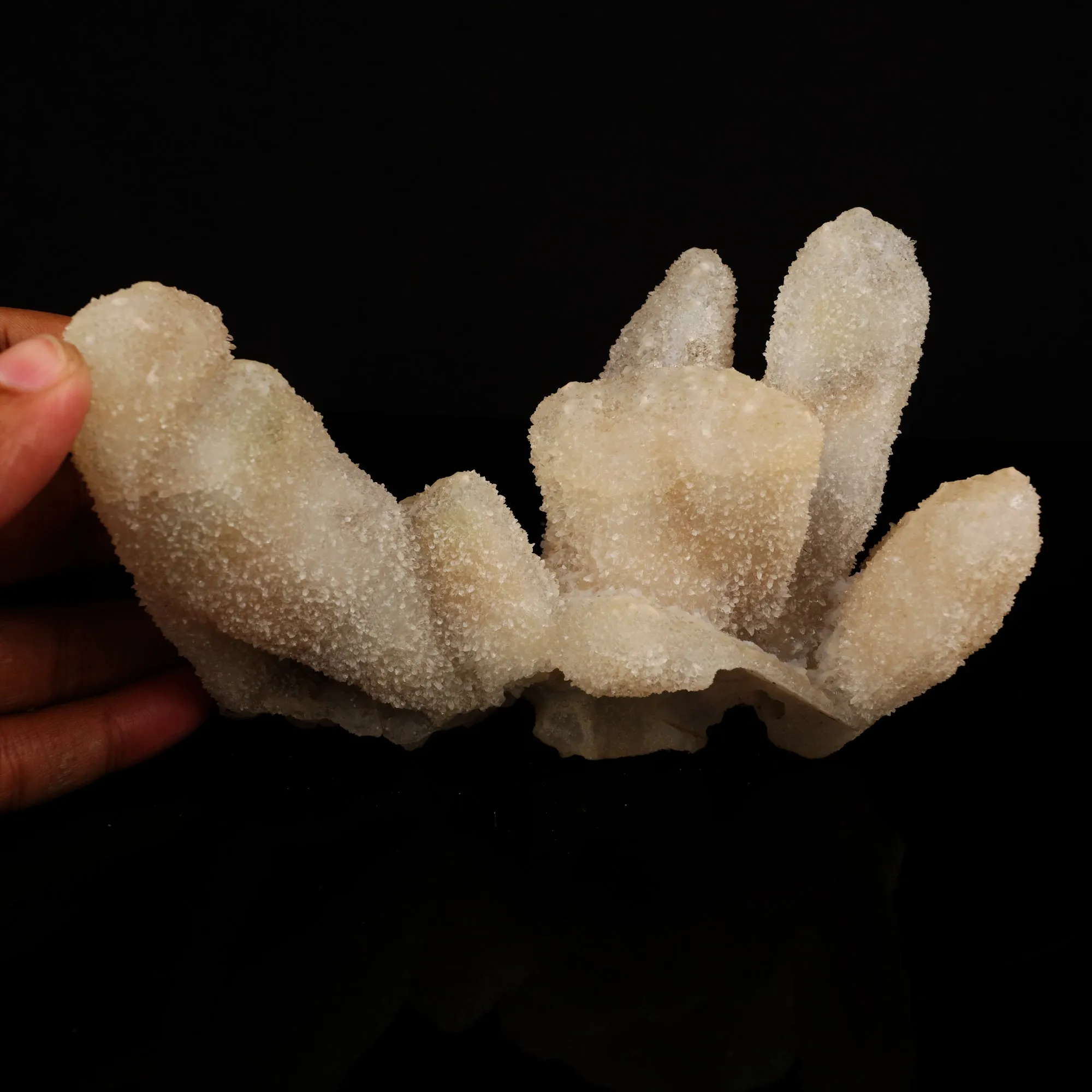 Calcite Coated with Chalcedony Natural Mineral Specimen - image 3