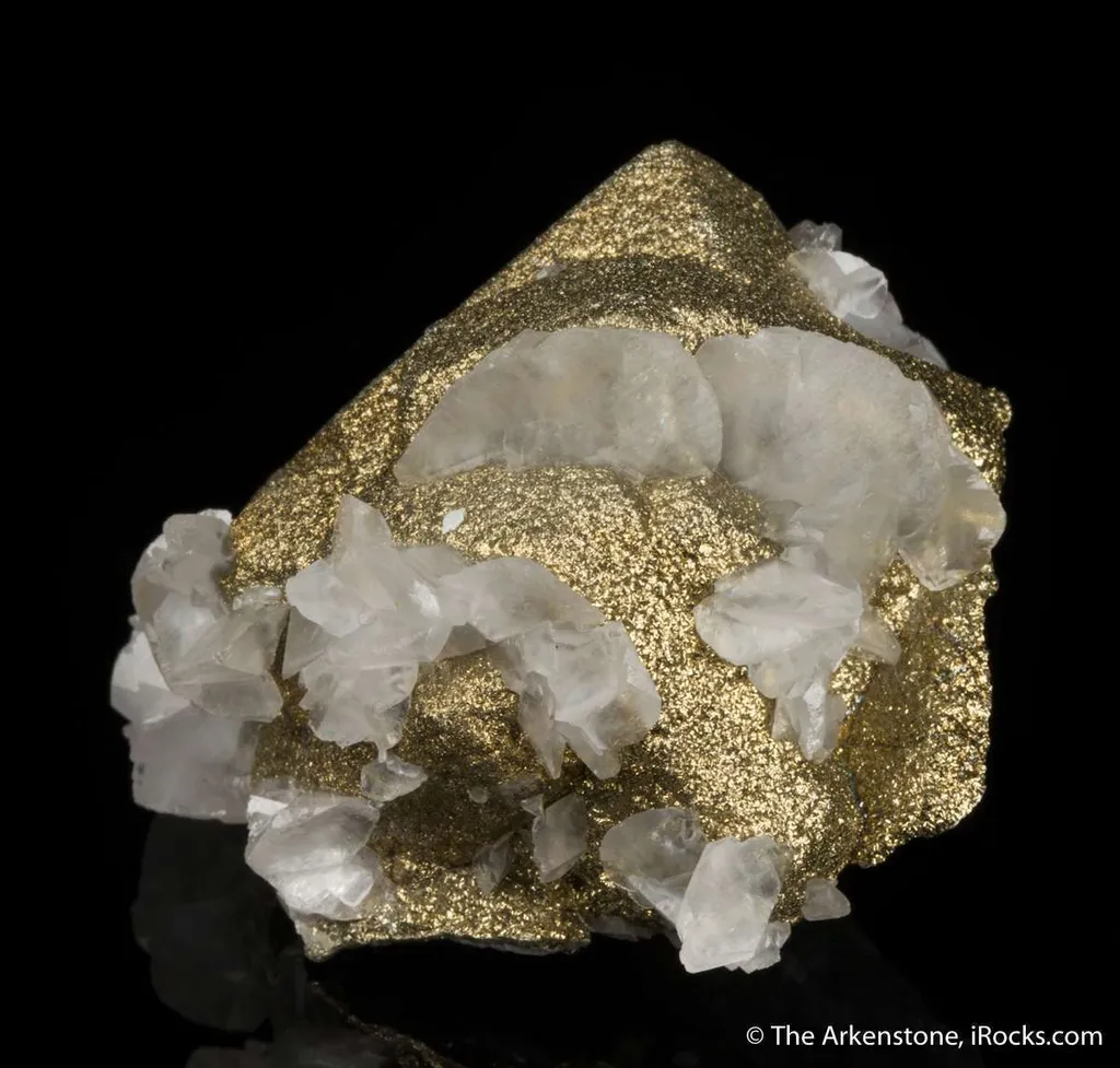 Calcite coated with Pyrite - image 3
