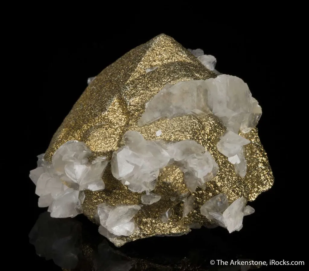 Calcite coated with Pyrite - image 2