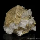 Calcite coated with Pyrite - image 4