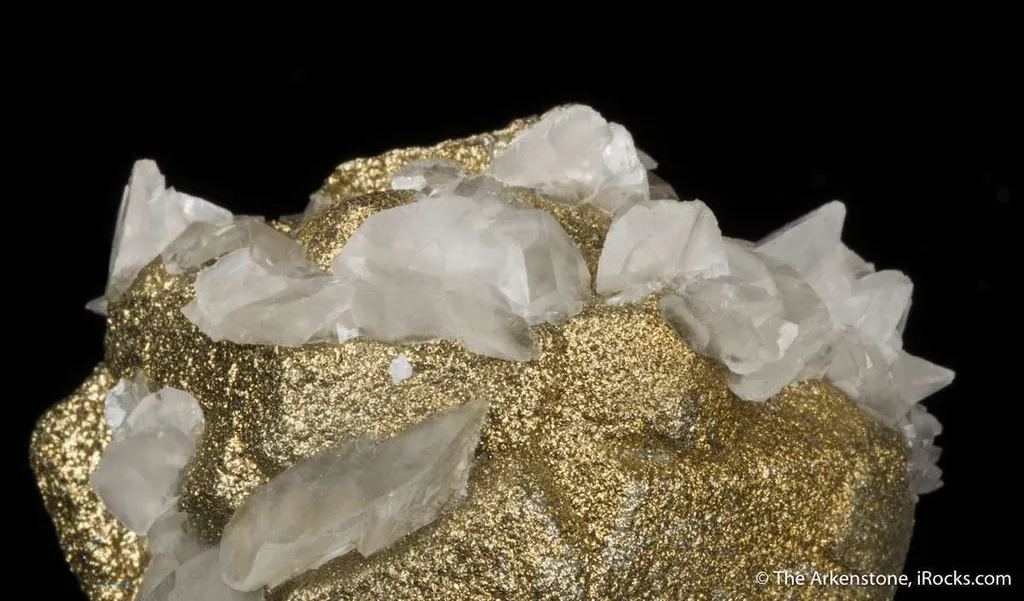 Calcite coated with Pyrite - image 6